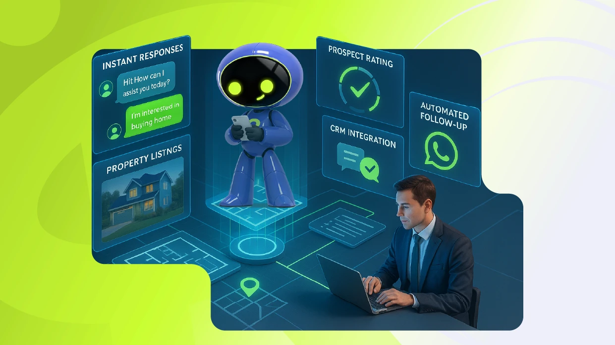 Chatbot para inmobiliarias: cómo un asistente virtual transforma tu embudo de ventas